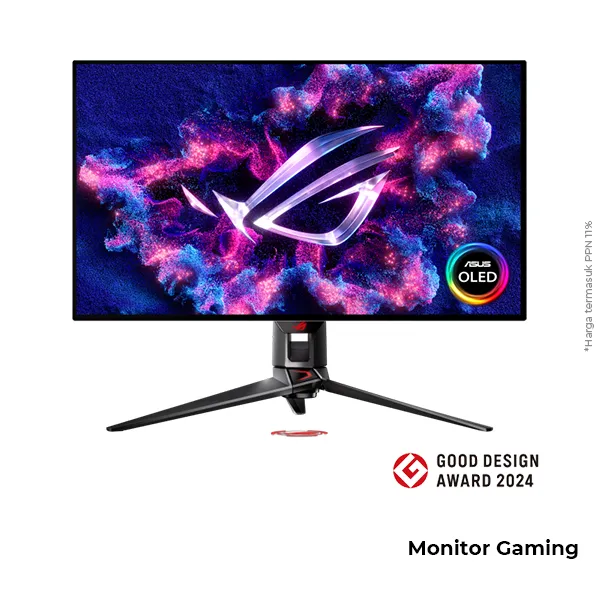 ASUS ROG Swift OLED PG32UCDP Gaming monitor 32 Inch dual mode (4K 240Hz or FHD 480Hz), 0.03 ms (GTG) | Lazada Indonesia
