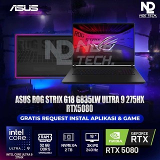 Jual ASUS ROG STRIX G18 G835LW ULTRA 9 275HX RTX5080 | Shopee Indonesia
