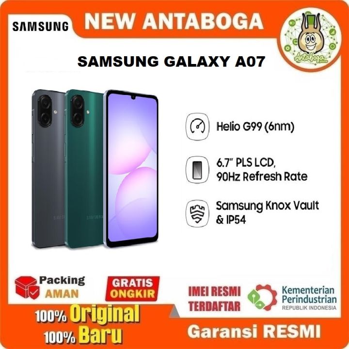 Samsung Galaxy A07 4/64 & 4/128 & 6/128 & 8/256 GB Garansi Resmi