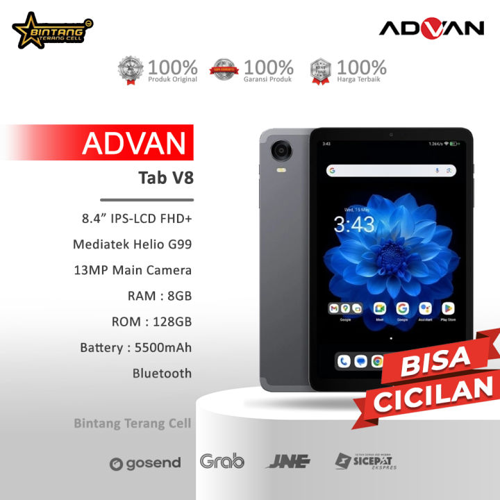 Advan Tab V8 RAM 8/128GB Garansi Resmi | Lazada Indonesia