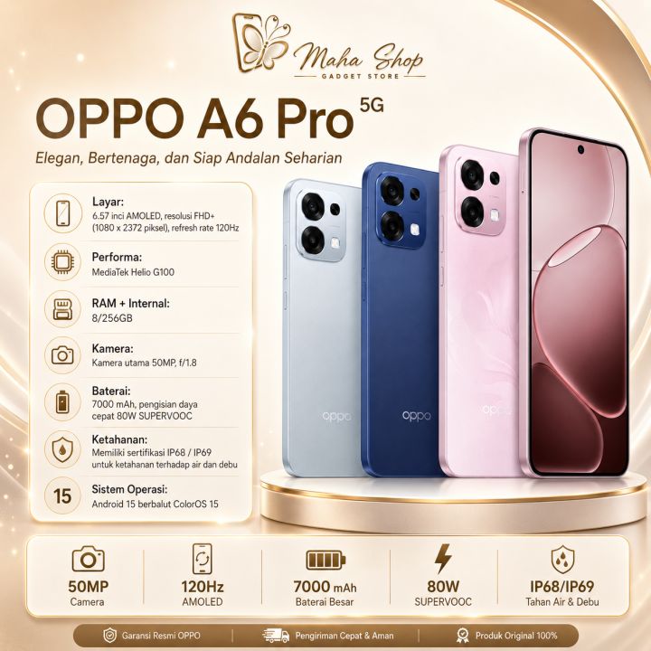 OPPO A6 Pro 5G 8/256GB | Lazada Indonesia