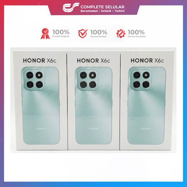 Honor X6C 6/256GB - MediaTek Helio G81 Ultra Layar 6,61 Kamera 50MP+5MP Baterai 5300mAh 35W Honor SuperCharge | Lazada Indonesia