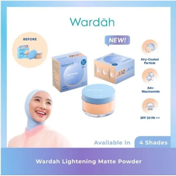 Wardah Lightening Matte Powder 20gr