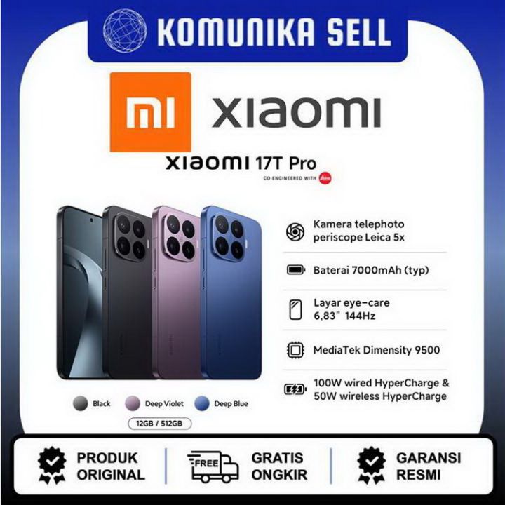 Xiaomi 17T Pro 5G - 12GB/512GB | Lazada Indonesia