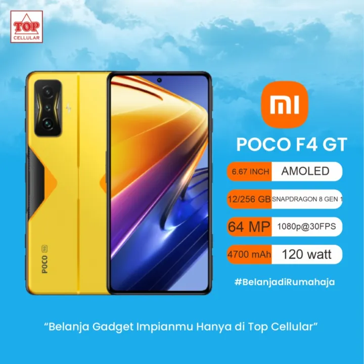 XIAOMI POCO F4 GT [12/256 GB] GARANSI RESMI