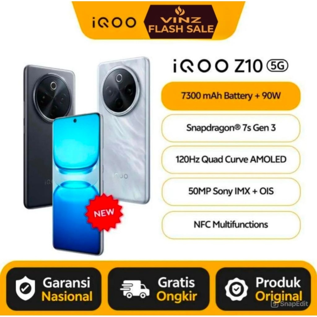 Jual Iqoo Z10 RESMI SEGEL BARU | Shopee Indonesia