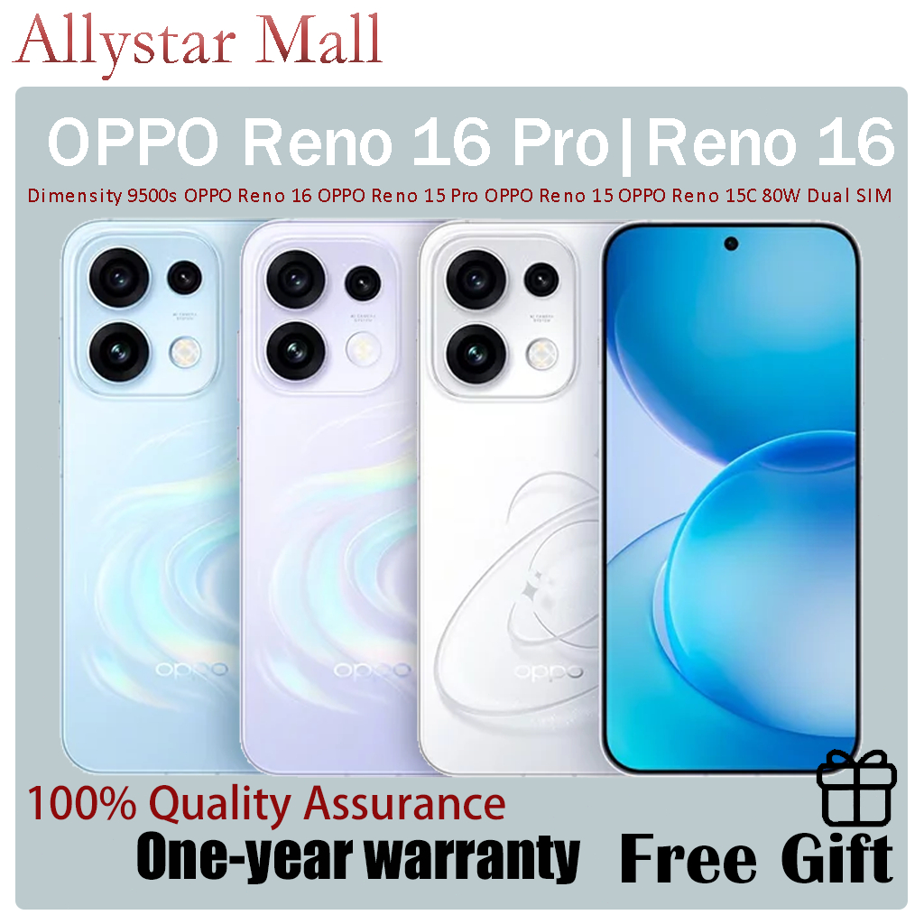 OPPO Reno 16 Pro Dimensity 9500s OPPO Reno 16 OPPO Reno 15 Pro OPPO Reno 15 OPPO Reno 15C 80W Dual SIM