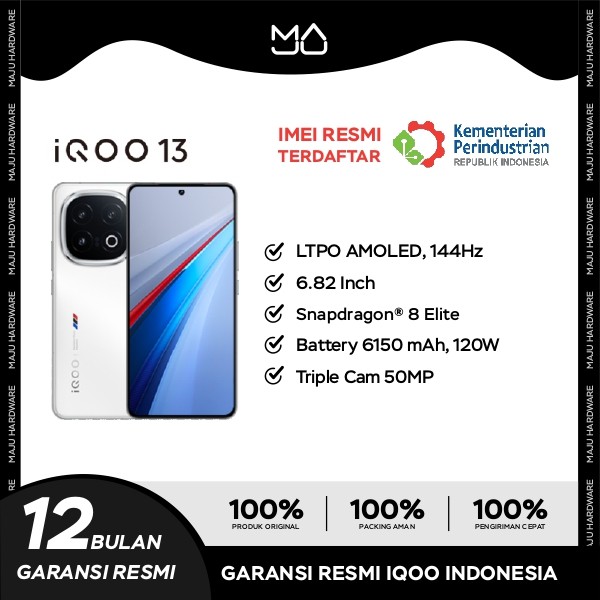 Jual Iqoo 13 16/512GB - Garansi Resmi | Shopee Indonesia