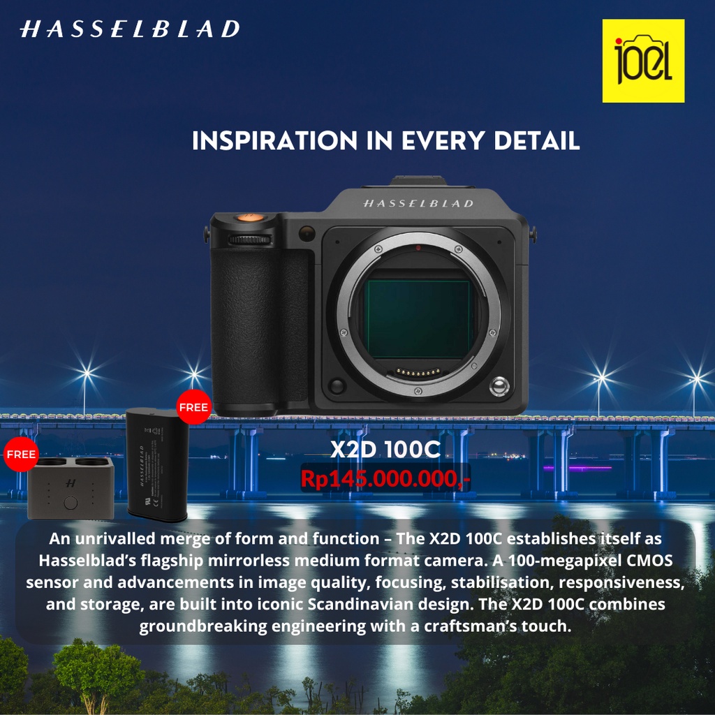 Jual Hasselblad X2D 100C-Brand New | Shopee Indonesia