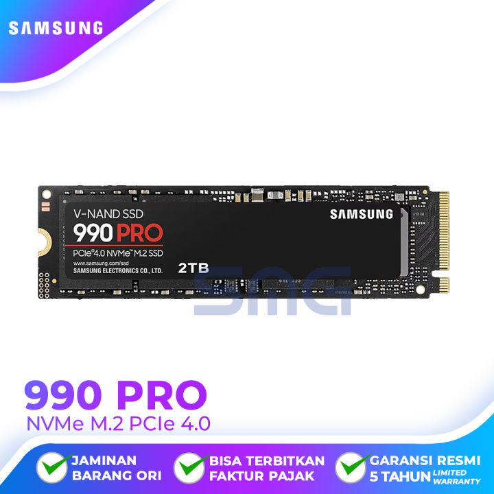 SSD Samsung 990 Pro 2TB PCIe 4.0 NVMe M.2 | Lazada Indonesia