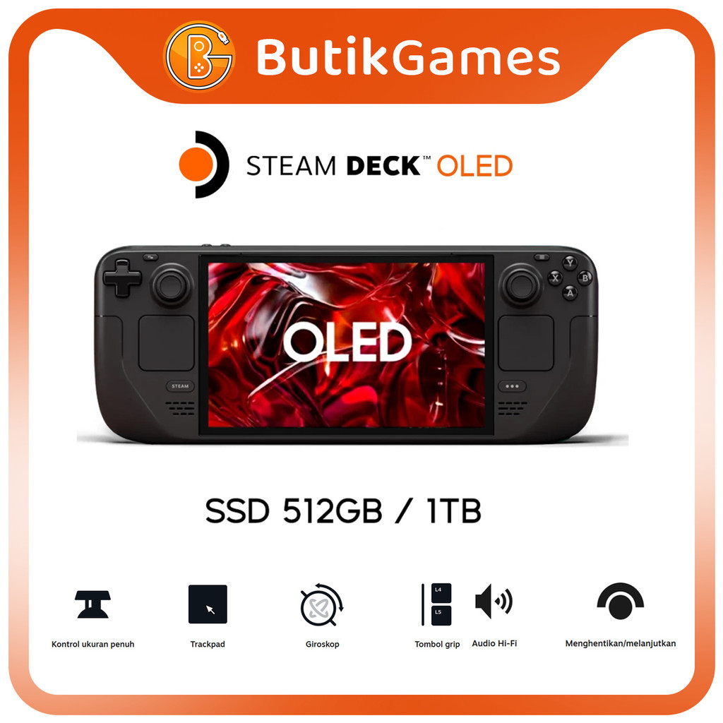 Jual Steamdeck Steam Deck OLED Valve Handheld Gaming PC | Shopee Indonesia
