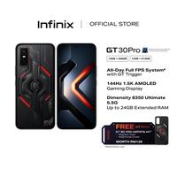 [NEW] Infinix GT30 Pro 5G 512/256GB+12GB(UP TO 24GB) Mobile Phones **FREE GAMING KIT** | Dimensity 8350 Ultimate 4nm | All-Day Full FPS System | 144Hz 1.5K AMOLED | Android 15 with Infinix AI