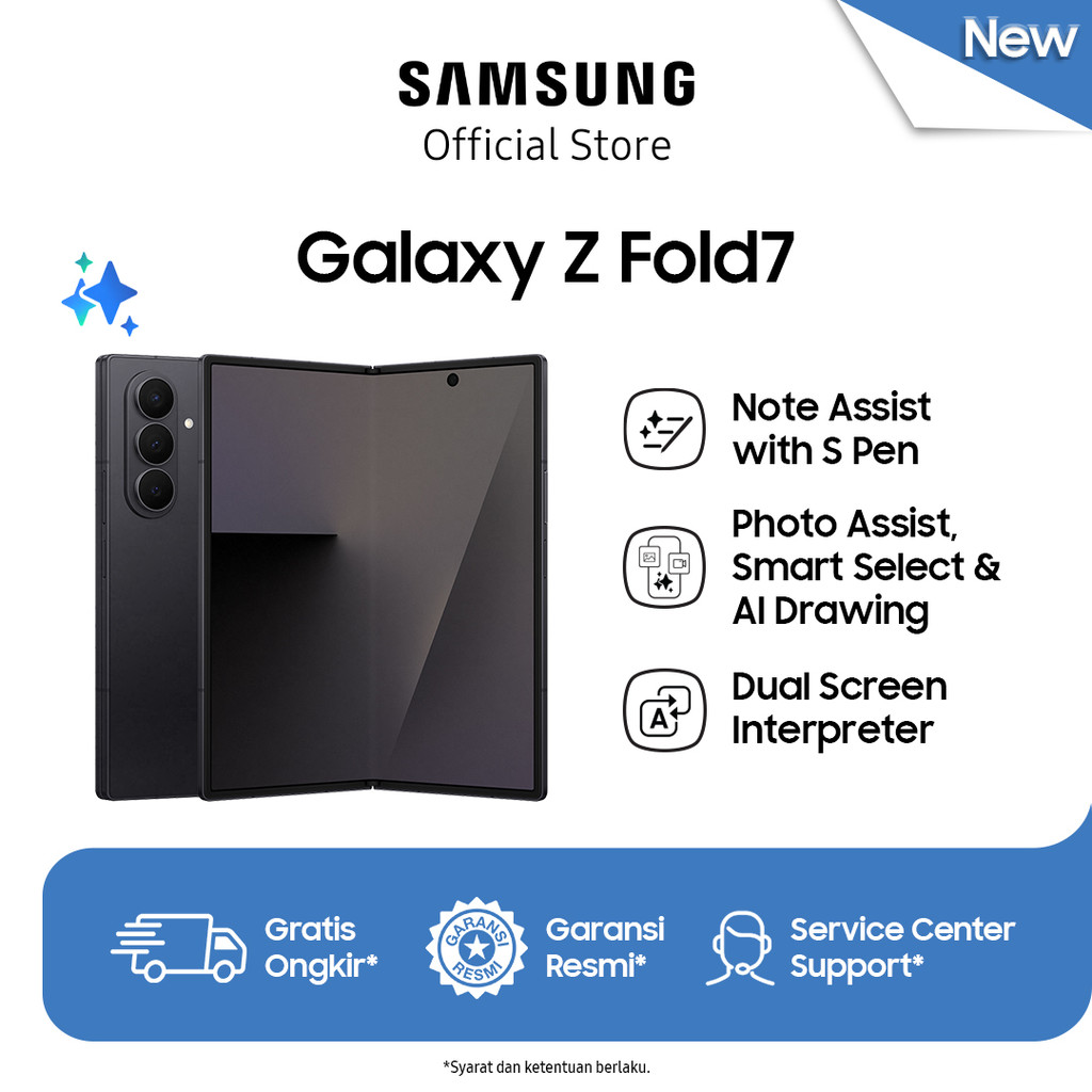 Jual Samsung Galaxy Z Fold7 12GB/256GB - Jetblack | Shopee Indonesia