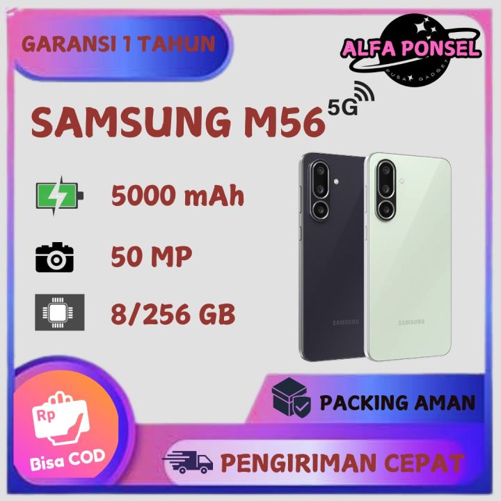 Samsung Galaxy M56 Ram 8/256gb 5g FREE SMARTWATCH New Produk Garansi 12 Bulan | Lazada Indonesia