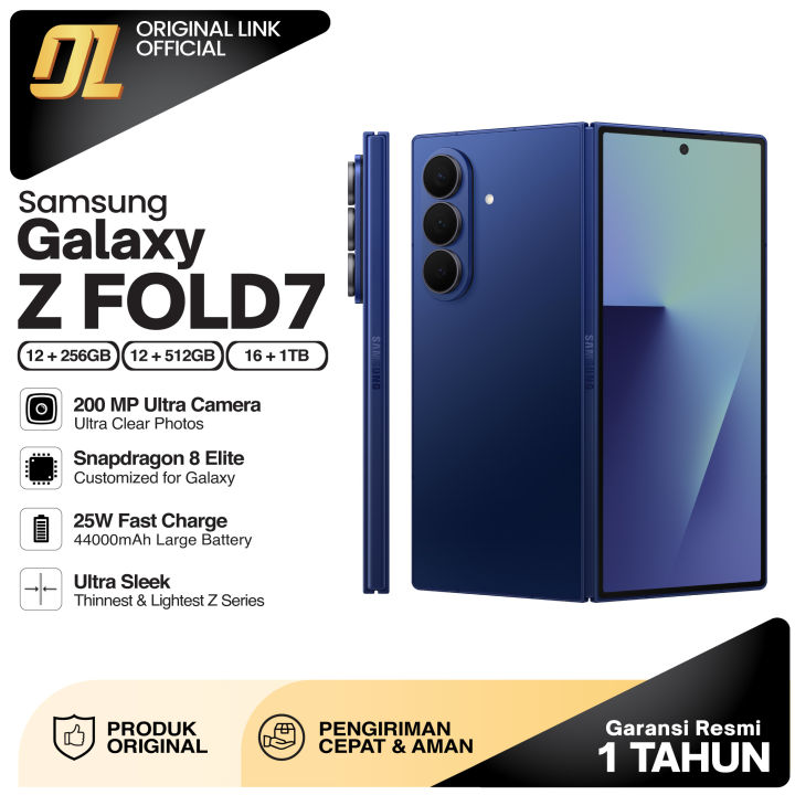 Samsung Galaxy Z Fold 7 12/256 12/512 16GB 12GB 256GB 512GB 1TB Smartphone AI Fold7 | Lazada Indonesia