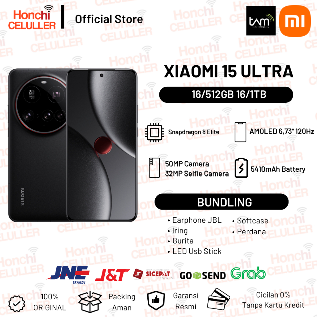 Jual Xiaomi 15 Ultra 16/1TB 16/512GB 16/1024GB Leica 1 inch Main 200MP Telephoto 4K 120fps Master Videography Snapdragon 8 Elite Mobile Platform Xiaomi Hyper AI Official Store Garansi Resmi Xiaomi Indonesia TAM | Shopee Indonesia