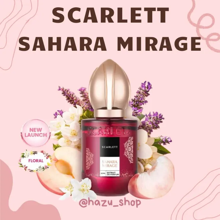 Scarlett Extrait De Parfum Sahara Mirage (Golden SCENTS of Arabia) | Wangi fruity floral yang lembut dan hangat | Lazada Indonesia