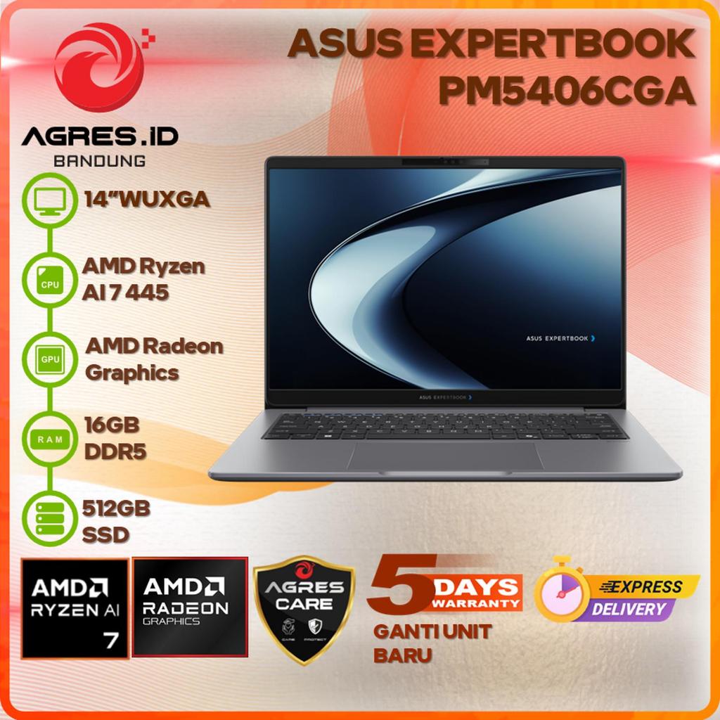 Jual ASUS EXPERTBOOK PM5406CGA RYZEN AI 7 445 16GB 512GB 14" WUXGA | Shopee Indonesia