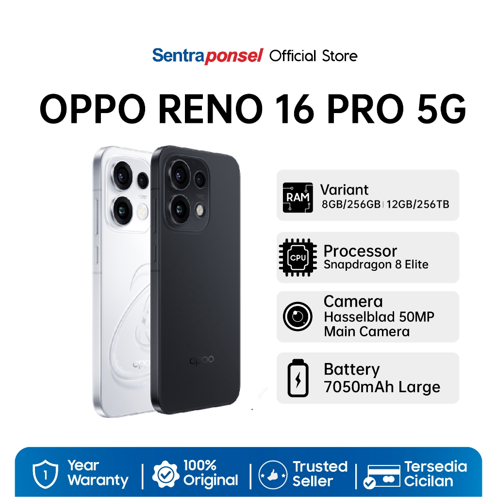 Jual OPPO RENO 16 PRO 5G 12GB/256GB | Shopee Indonesia