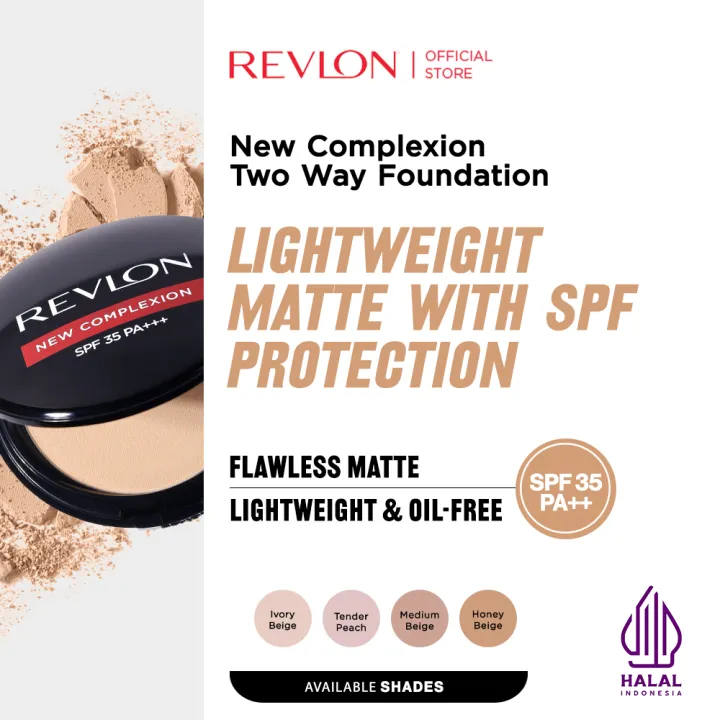 Revlon New Complexion Two Way Foundation (two way cake tahan lama)