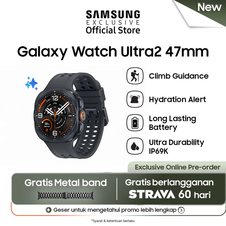 Galaxy Watch Ultra2 - Titanium Gray | Lazada Indonesia
