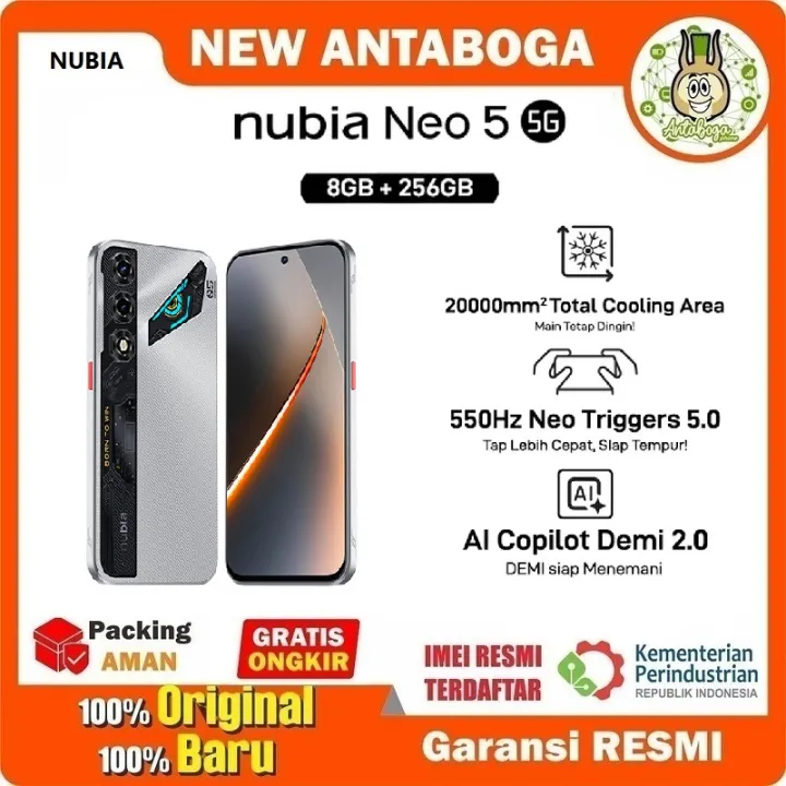 Nubia Neo 5 5G 8/256 GB Garansi Resmi