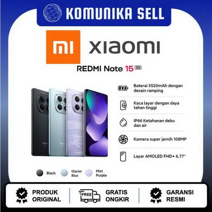 Xiaomi Redmi Note 15 5G | Lazada Indonesia