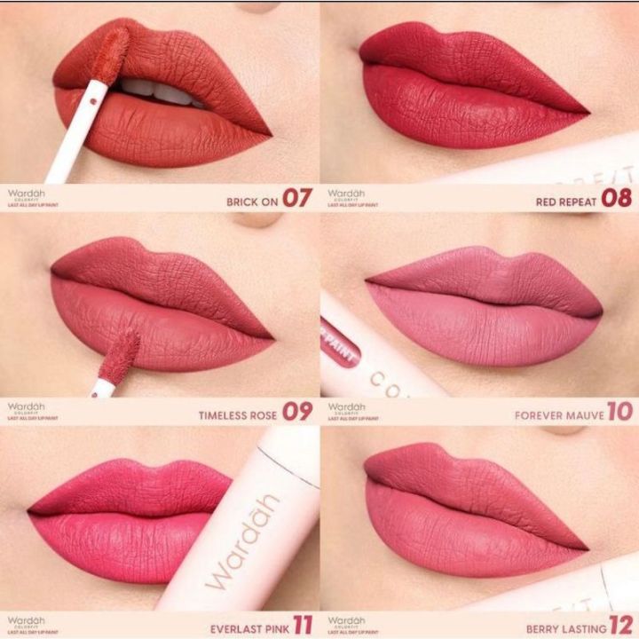 Wardah Colorfit Last All Day Lip Paint 4.2gr