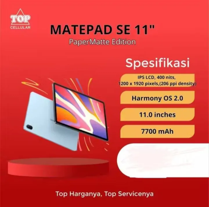 HUAWEI MATEPAD SE 11 6/128GB GARANSI RESMI