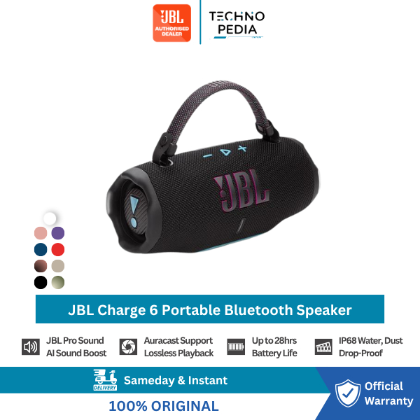 Jual JBL Charge 6 Portable Speaker | Shopee Indonesia
