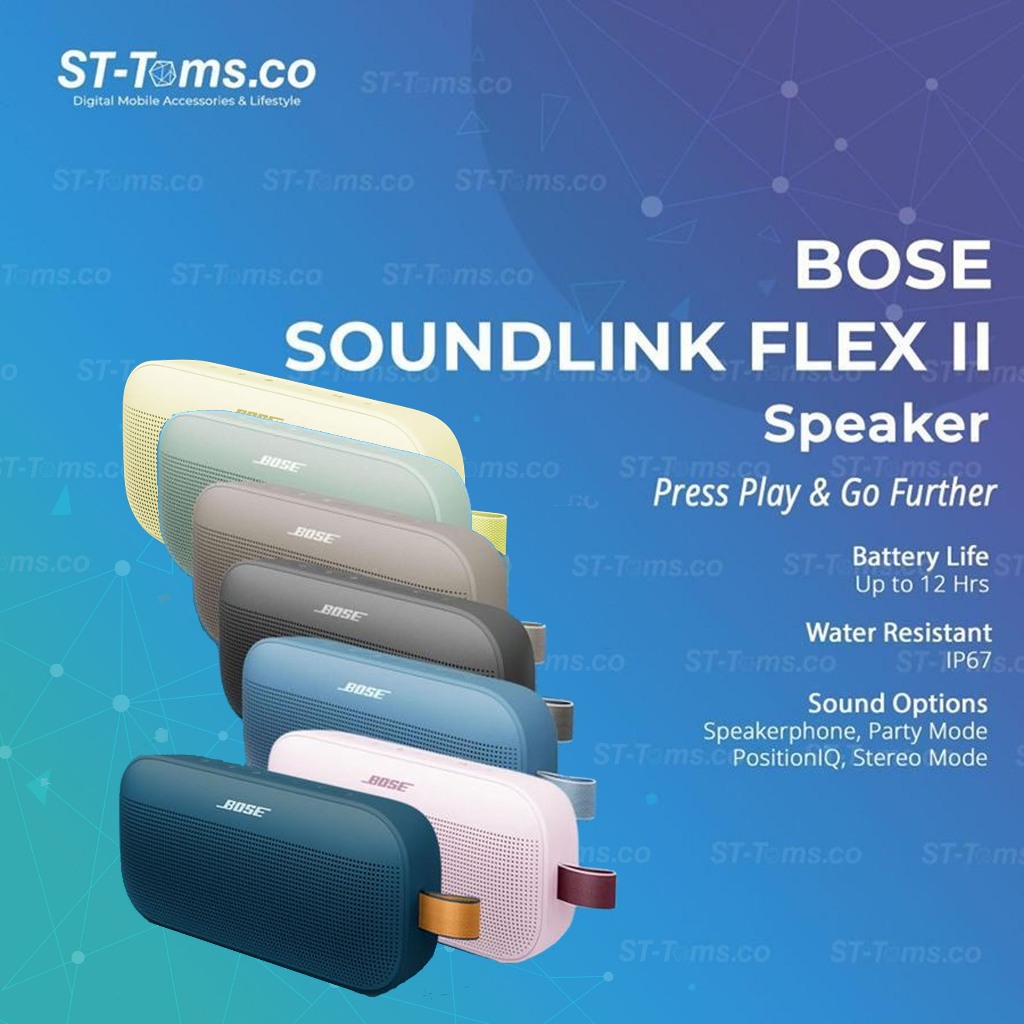 Jual Bose SoundLink Flex 2 / Flex II 2nd gen Bluetooth Portable Speaker for Outdoor Travel | Shopee Indonesia