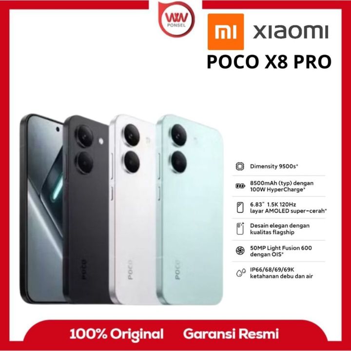 Hp Poco X8 Pro Ram 8GB Internal 256GB Garansi Resmi | Lazada Indonesia