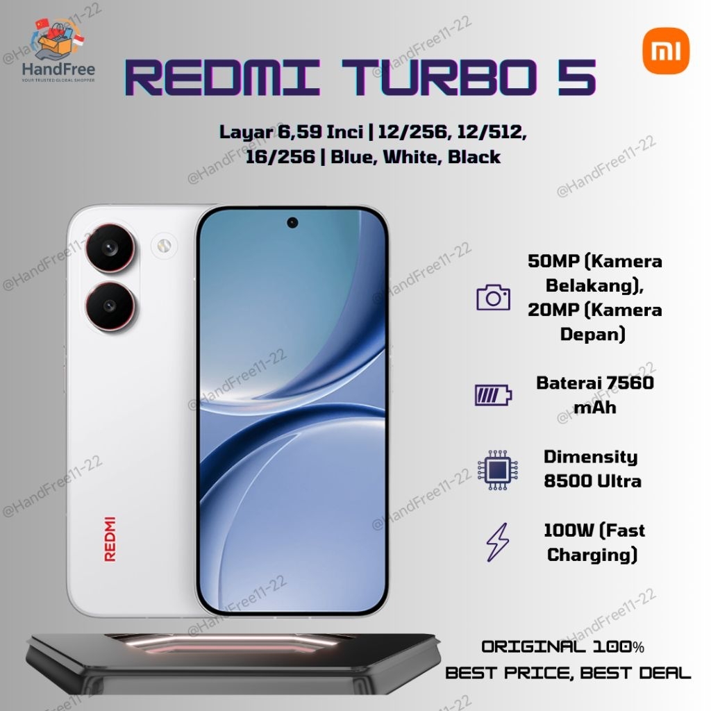 Jual REDMI TURBO 5 | Shopee Indonesia