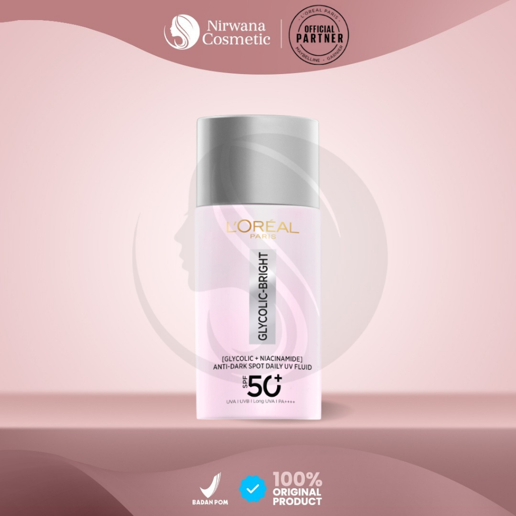 Jual Nirwana - LOreal Paris Anti Dark Spot Daily UV Fluid SPF 50+ Sunscreen | Shopee Indonesia