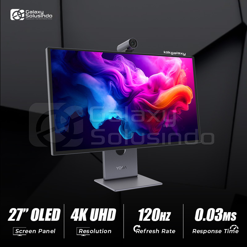 Jual LENOVO Yoga Pro 27UD-10 27 Inch QD-OLED 4K UHD 120Hz 0.03ms G-Sync Gaming Monitor - HG | Shopee Indonesia