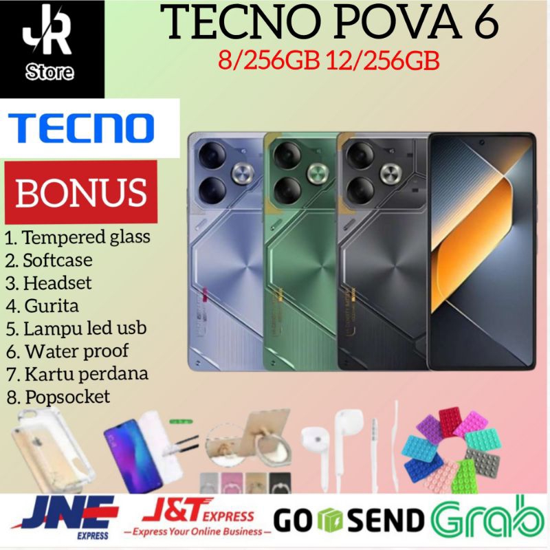 Jual TECNO POVA 6 RAM 12GB 256GB 8GB 256GB GARANSI RESMI TECNO INDONESIA | Shopee Indonesia