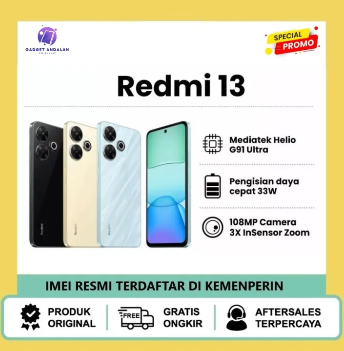 Redmi 13 (8GB/128GB) | (8GB/256GB) | Lazada Indonesia
