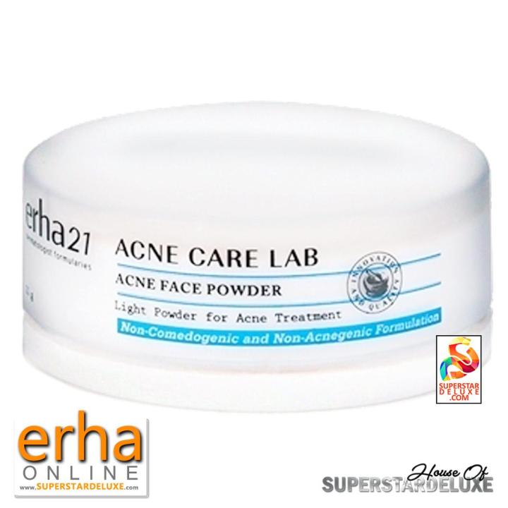 Erha Acne Face Powder - bedak tabur kulit jerawat