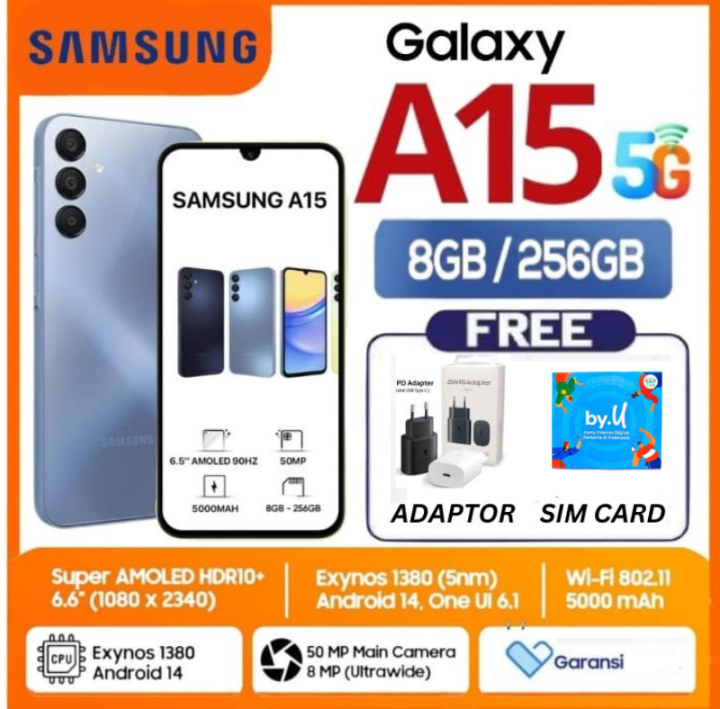 SAMSUNG GALAXY A15 5G & A15 4G RAM 8/256GB | Lazada Indonesia
