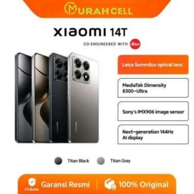 XIAOMI 14T 12+12/512 GARANSI RESMI INDONESIA | Lazada Indonesia