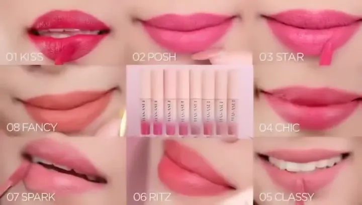 HANASUI mattedorable lip cream / Boba / Liptint / Matcha / vinyl glazedorable - lipstik hanasui lip matte