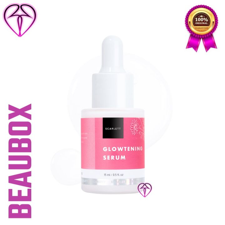 Scarlett Serum – Glowtening ORIGINAL (Mencerahkan Wajah)