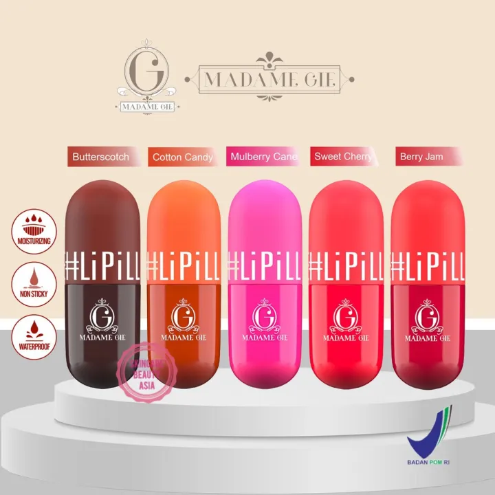 MADAME GIE Madame LiPill 5ml - MakeUp Lip Tint | Lazada Indonesia