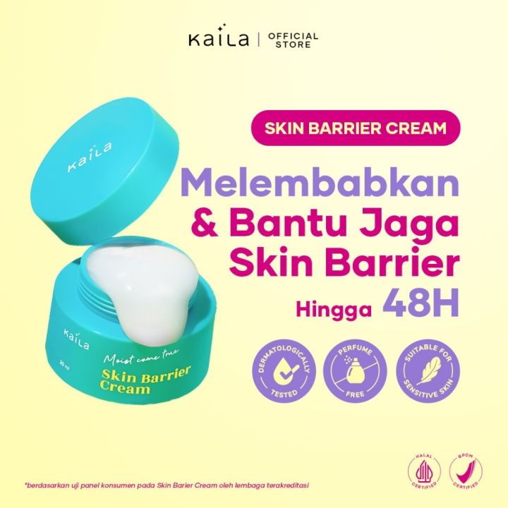 Kaila SmartSkin Skin Barrier Moisturizer 30ml - Pelembab Wajah Menjaga dan Memperbaiki Skin Barrier | Lazada Indonesia