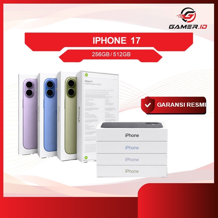 Jual IPHONE 17 256GB / 512GB NEW SEGEL GARANSI RESMI | Shopee Indonesia