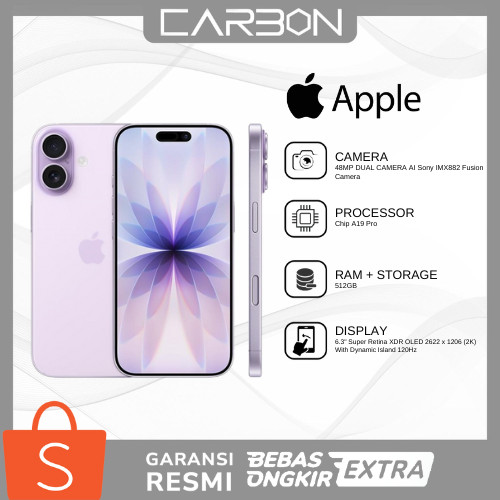 Jual Apple iPhone 17 512GB Garansi Resmi | Shopee Indonesia