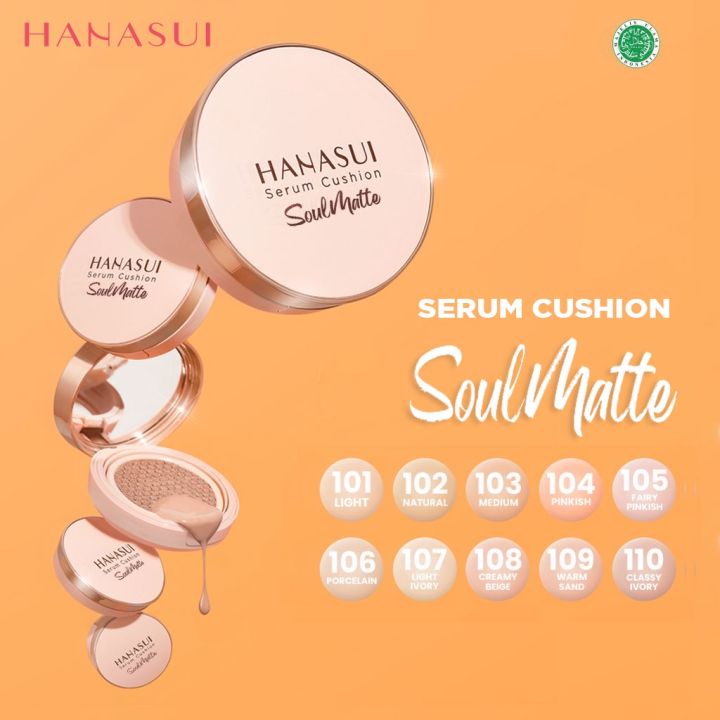 Hanasui Serum Cushion Soulmatte - All Varian Lengkap