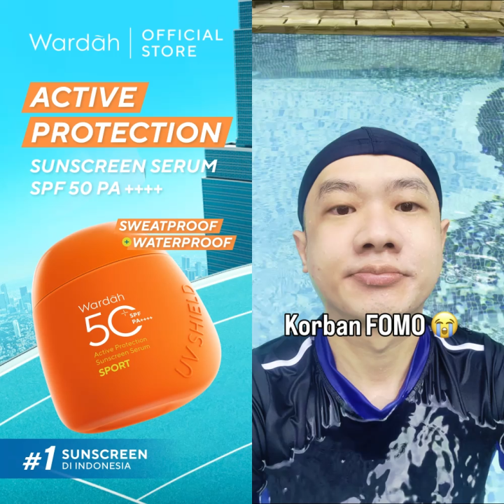 Wardah UV Shield Active Protection Sunscreen Serum SPF 50+ PA++++