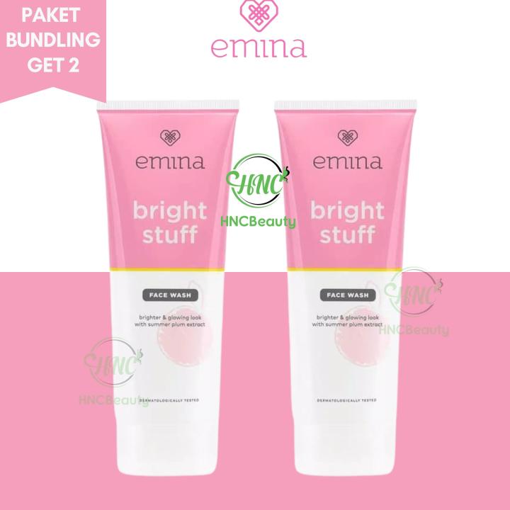 {Paket Bundling} EMINA Bright Stuff Face Wash 100ml Bundling 1+1