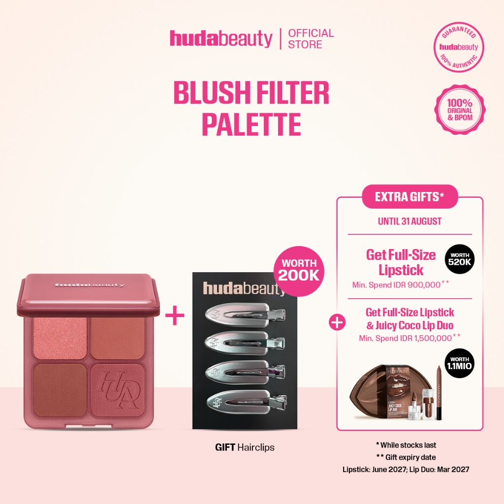 Jual Huda Beauty Blush Filter Palette | Shopee Indonesia